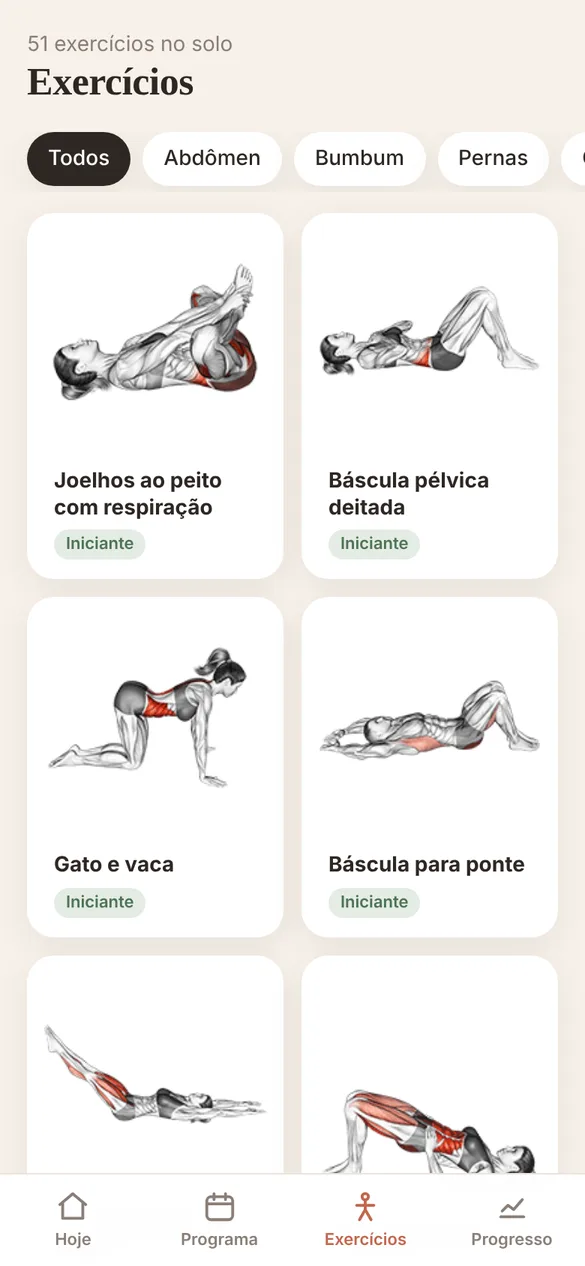 Biblioteca de exercícios